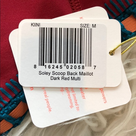 NEW • Kiini • Soley Scoop Back One Piece Swimsuit - Picture 7 of 8